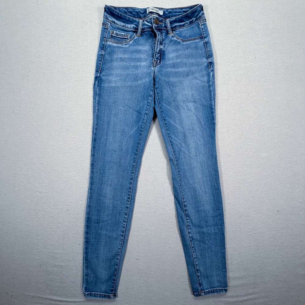 Refuge Skinny Jeans Womens Size 6 Good Blue Mid Rise Stretch Denim